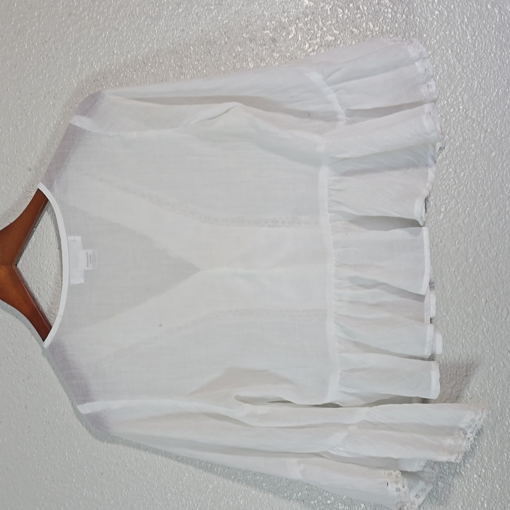 Life White Ruffle Blouse - Picture 7 of 8